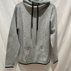 Champion Gray Hoodie with Black Accents